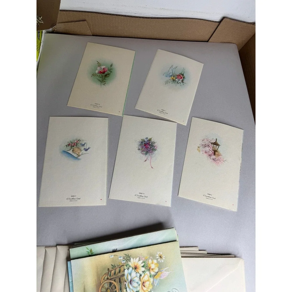 Vintage‎ Sunshine Greeting Cards Lot of 14 Unused Floral Birthday Get Well Baby